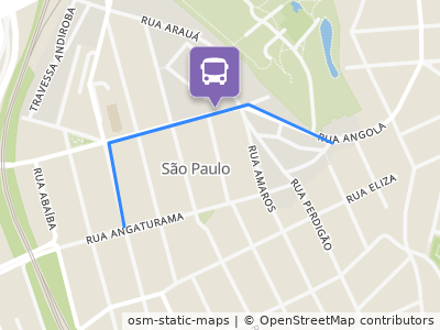 Mapa da parada