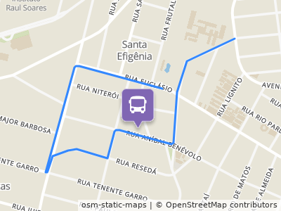 Mapa da parada