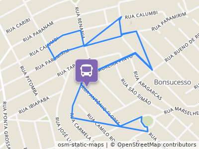 Mapa da parada