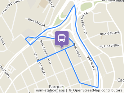 Mapa da parada