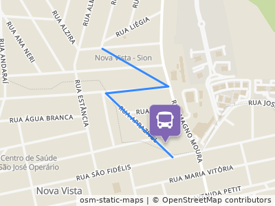 Mapa da parada
