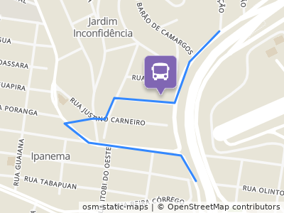 Mapa da parada