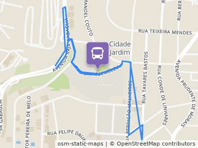Mapa da parada