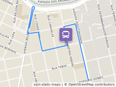 Mapa da parada