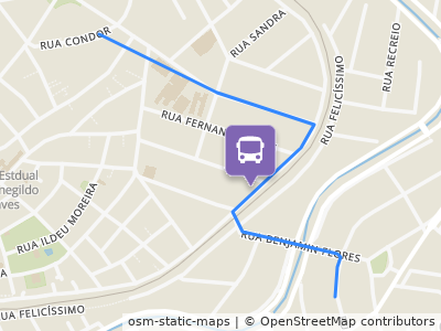 Mapa da parada