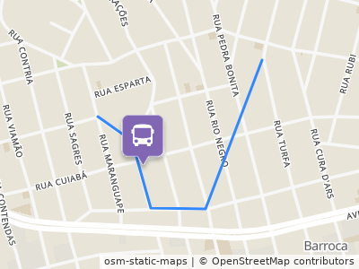 Mapa da parada
