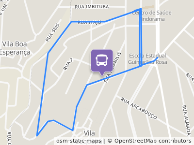 Mapa da parada