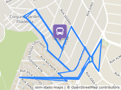 Mapa da parada