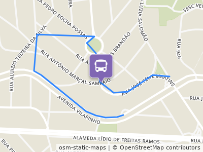 Mapa da parada