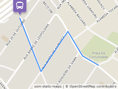 Mapa da parada