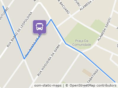 Mapa da parada