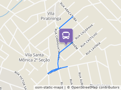 Mapa da parada