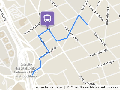 Mapa da parada