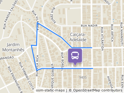 Mapa da parada