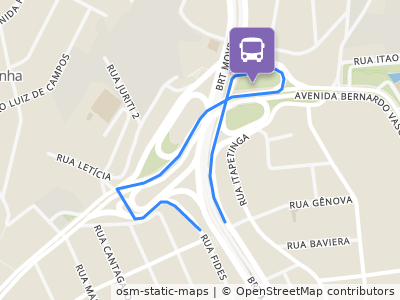 Mapa da parada