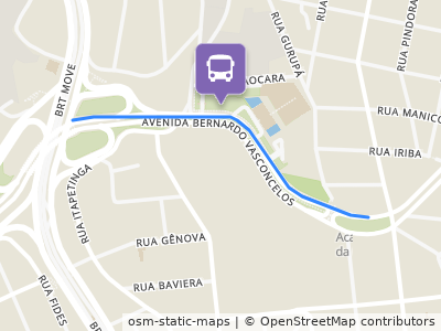 Mapa da parada