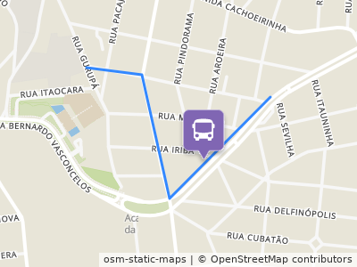 Mapa da parada
