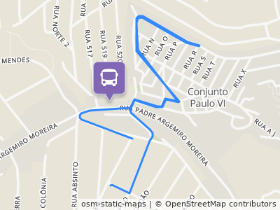 Mapa da parada