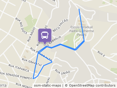 Mapa da parada