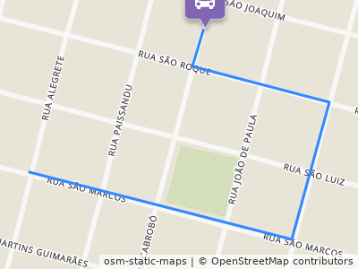 Mapa da parada
