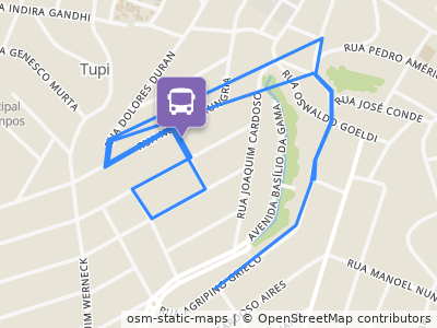 Mapa da parada
