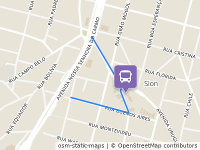 Mapa da parada