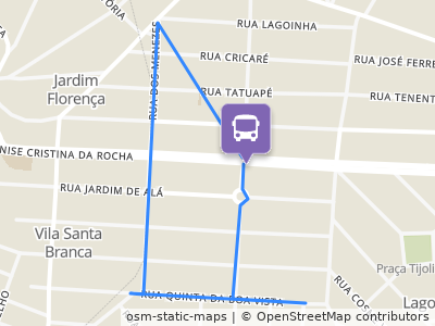 Mapa da parada