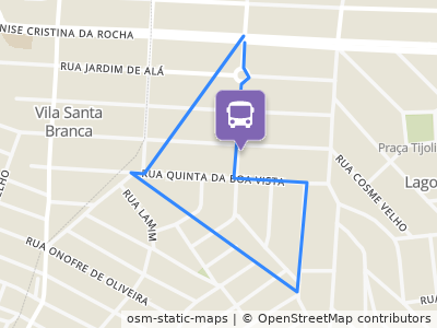 Mapa da parada