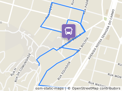 Mapa da parada