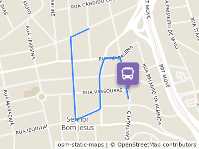 Mapa da parada