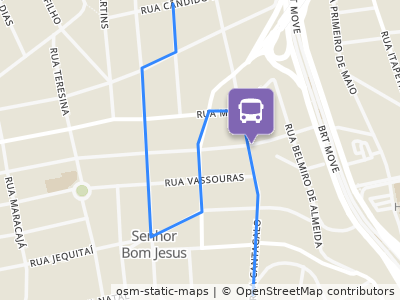 Mapa da parada