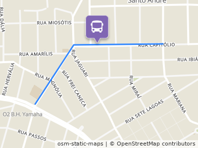 Mapa da parada