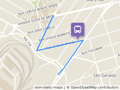 Mapa da parada