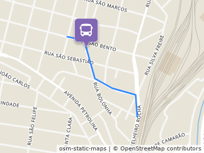 Mapa da parada