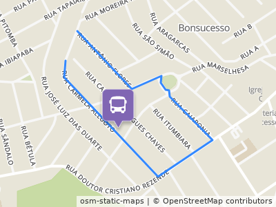 Mapa da parada