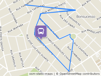 Mapa da parada