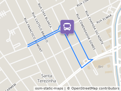 Mapa da parada
