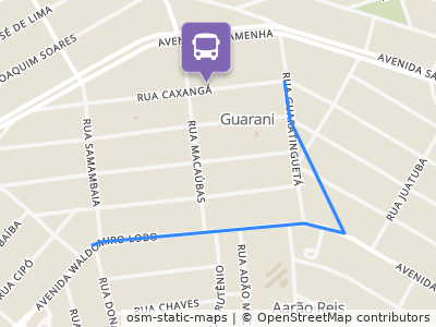 Mapa da parada