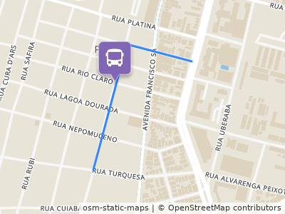 Mapa da parada