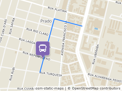 Mapa da parada
