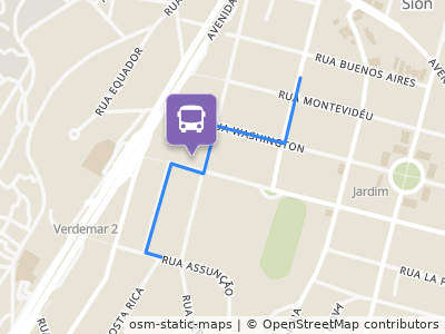 Mapa da parada