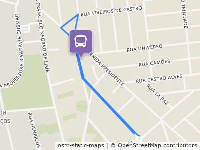 Mapa da parada