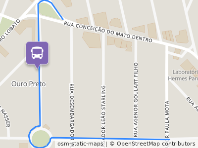 Mapa da parada