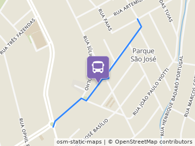 Mapa da parada