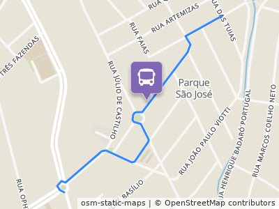 Mapa da parada