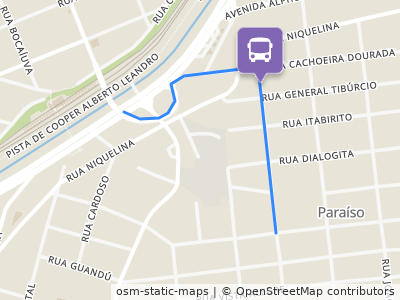 Mapa da parada