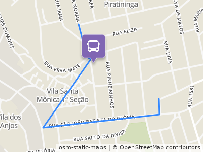 Mapa da parada