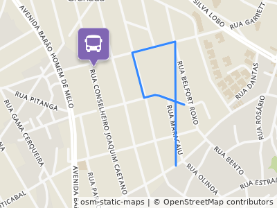 Mapa da parada