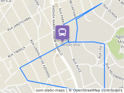 Mapa da parada