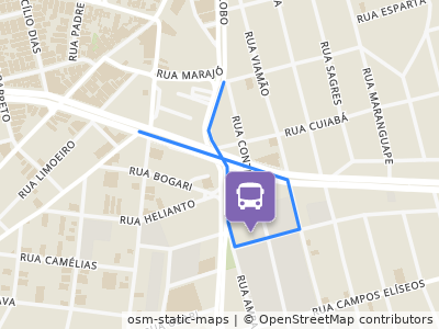Mapa da parada